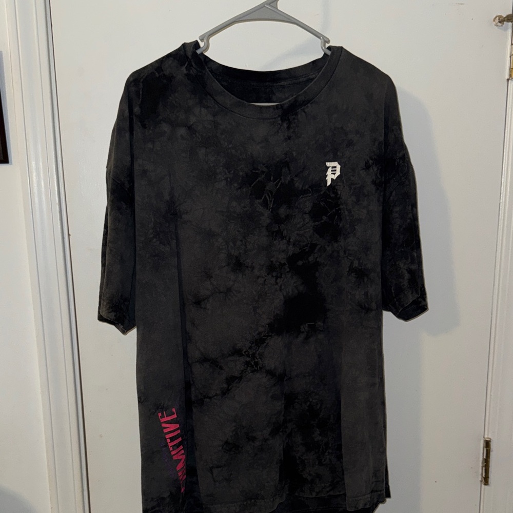 Primitive Black Tie-Dye Graphic Tee
